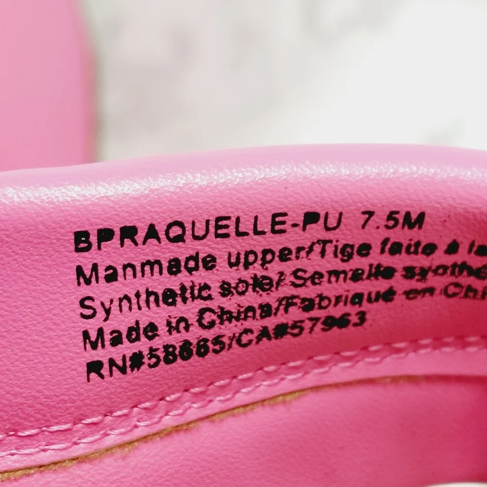 NEW BP Raquelle Wedge Pink Summer Platform Sandals W785
